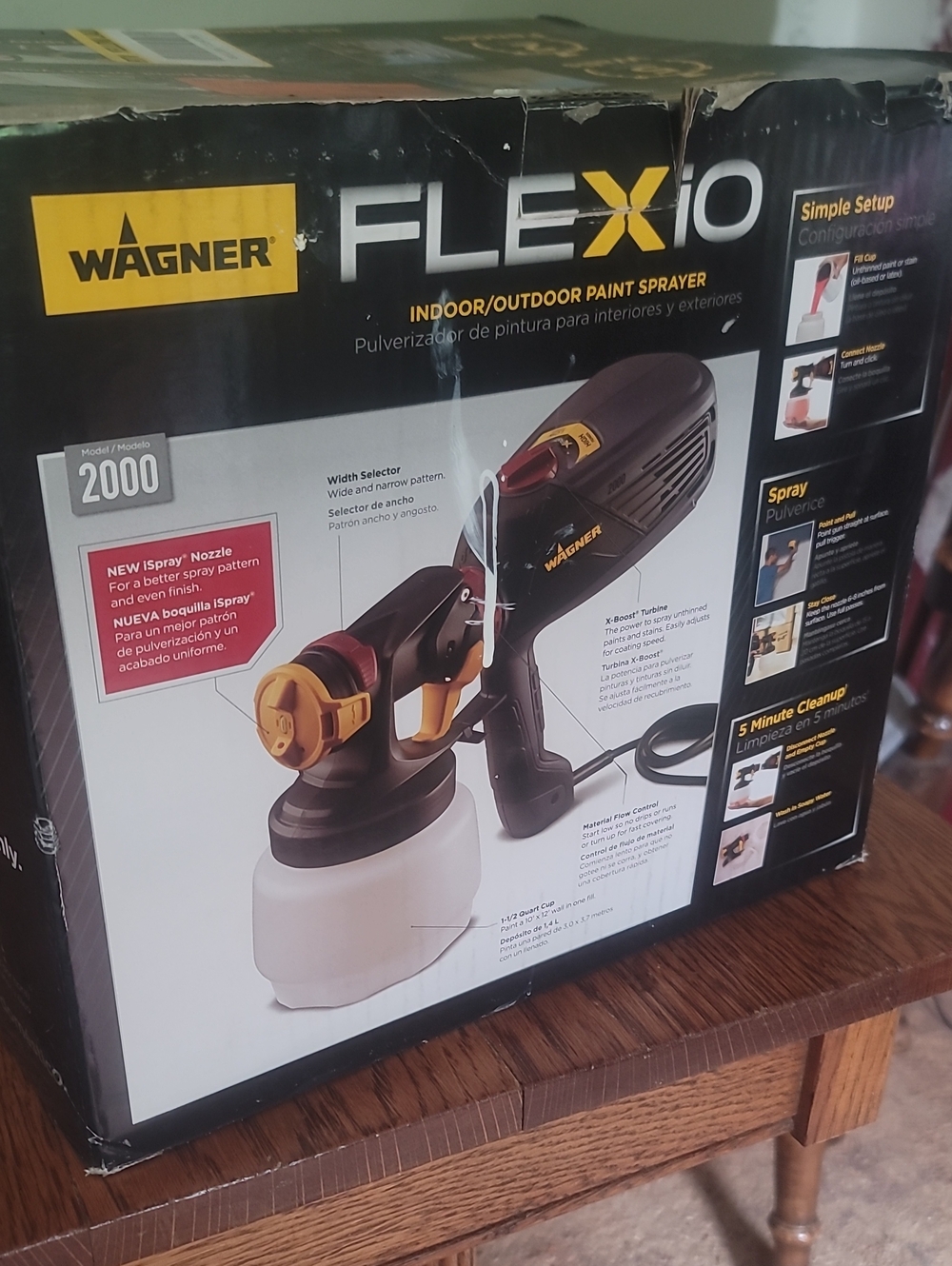 Wagner FLEXiO Indoor/Outdoor Paint Sprayer - Black & Yellow